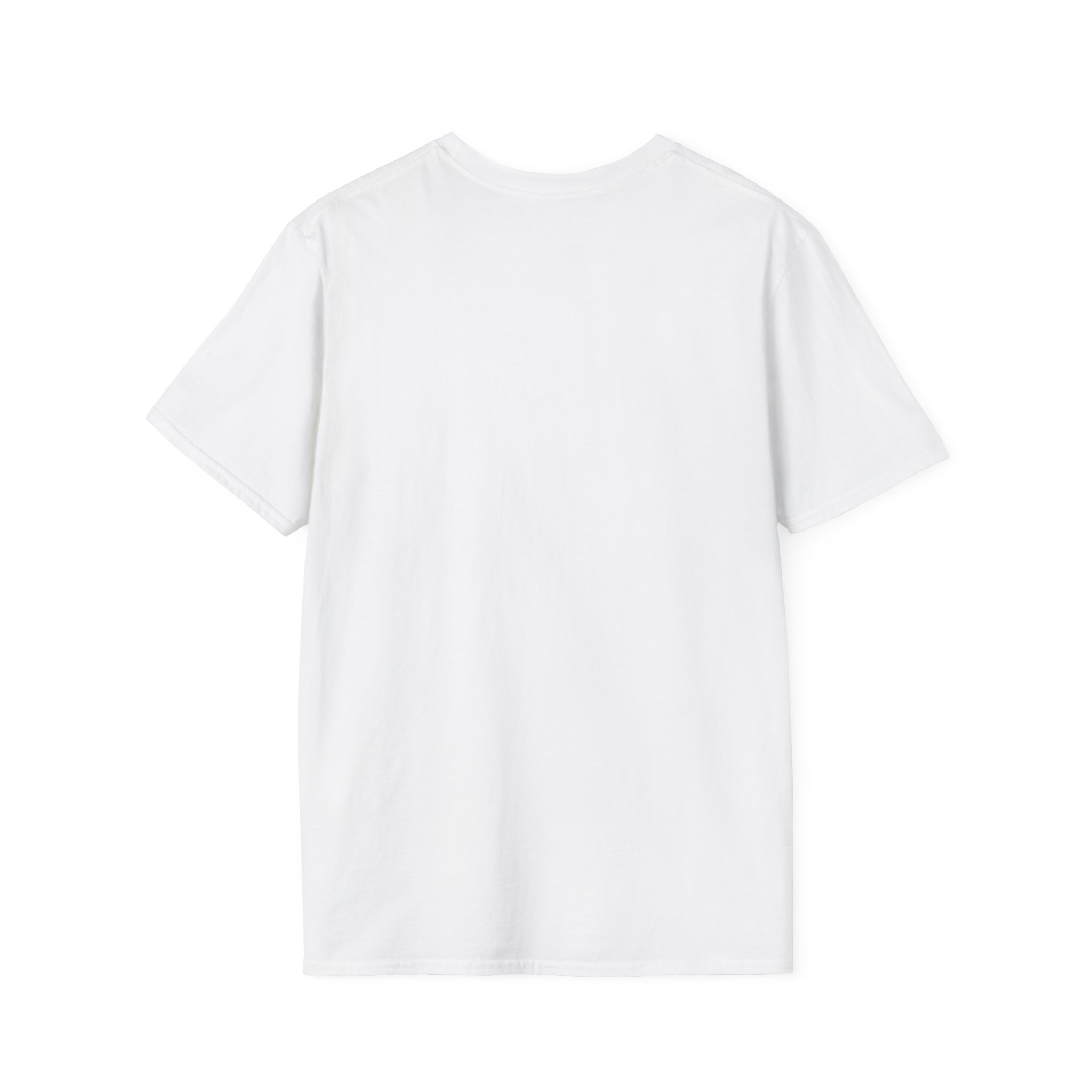 Logo 10,12,16, 14 black ,circled , white background, WebDrummer logo , Unisex Softstyle T-Shirt ( 11 couleurs ) – Image 14
