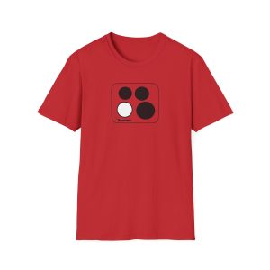 10,12,16, 14 white , circled, WebDrummer logo, Unisex Softstyle T-Shirt ( 8 couleurs )