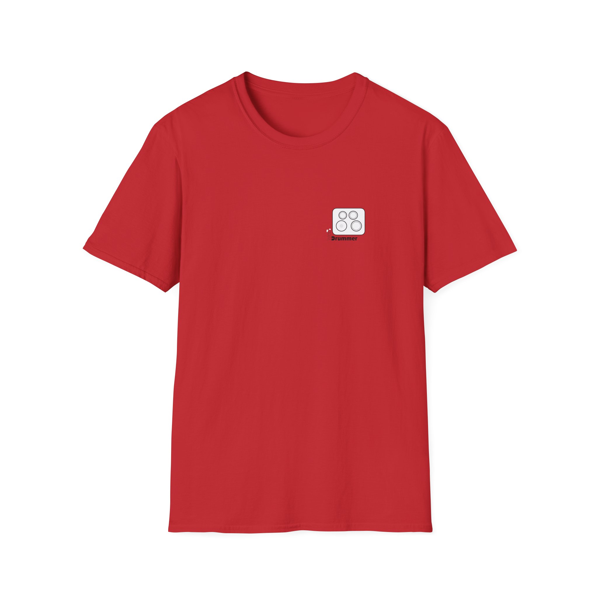 Logo 10,12,14,14 doted , WebDrummer logo , Unisex Softstyle T-Shirt ( 7 couleurs ) – Image 25