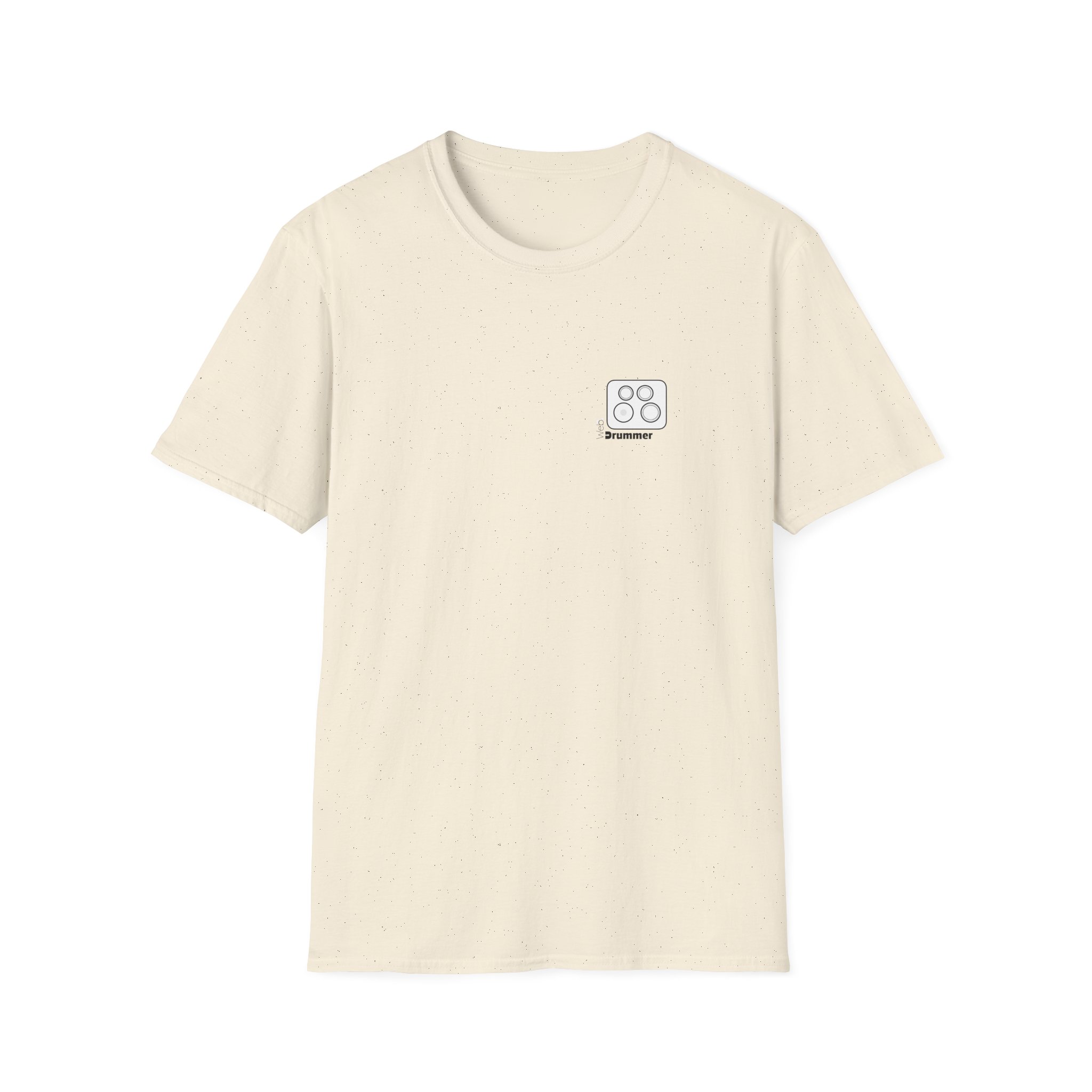 Logo 10,12,14,14 doted , WebDrummer logo , Unisex Softstyle T-Shirt ( 7 couleurs ) – Image 17