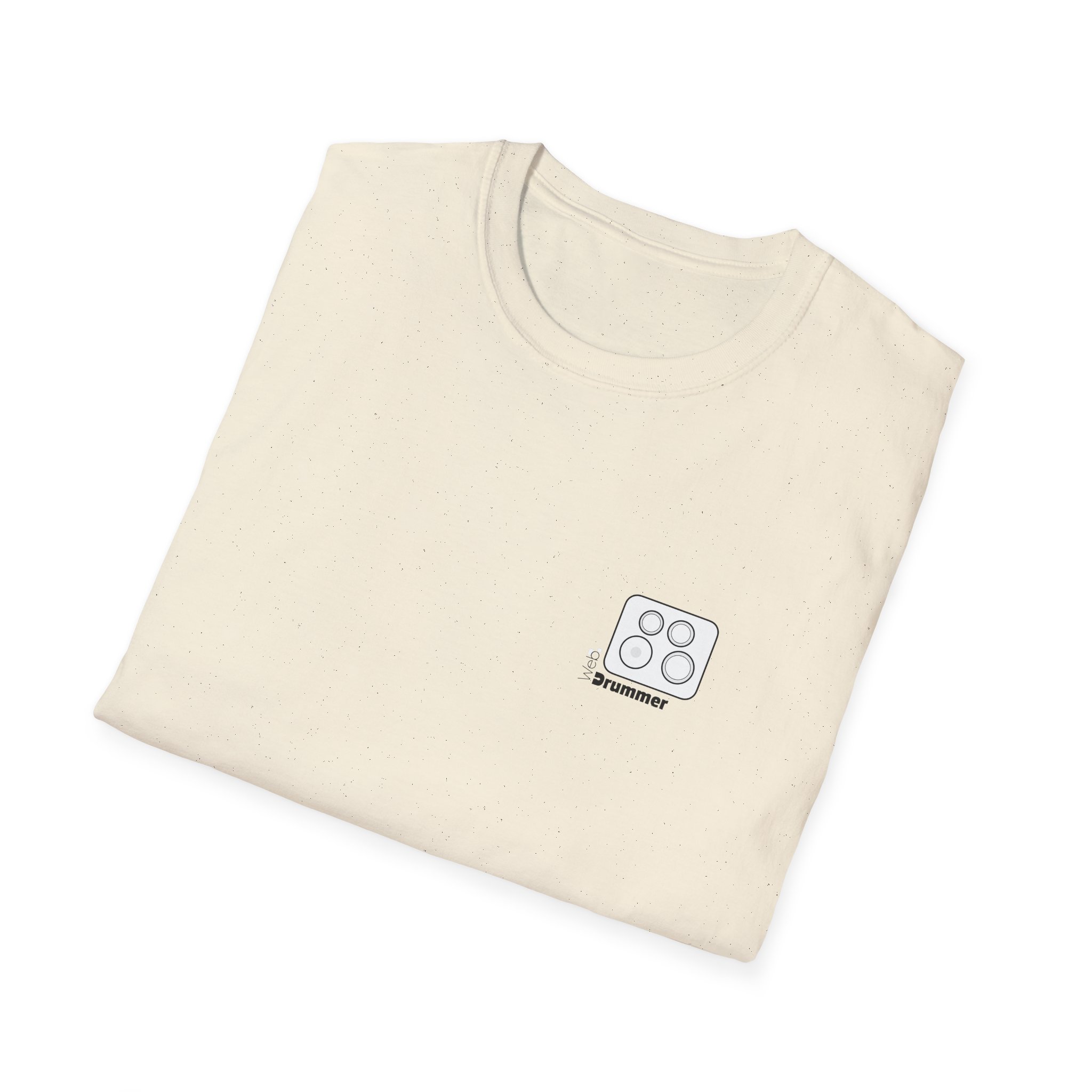 Logo 10,12,14,14 doted , WebDrummer logo , Unisex Softstyle T-Shirt ( 7 couleurs ) – Image 20